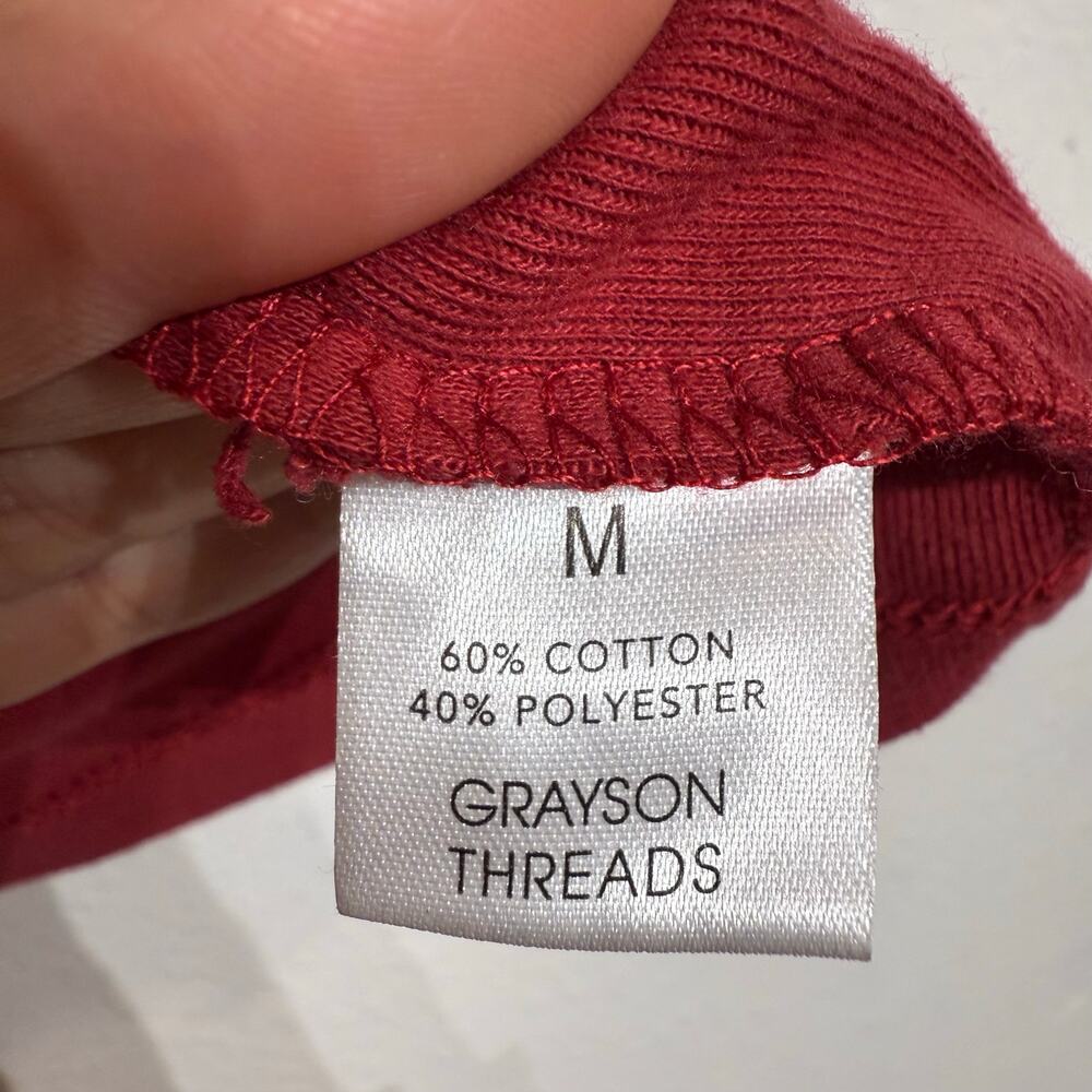 Grayson Threads Red Harvard University Cropped Ta… - image 6